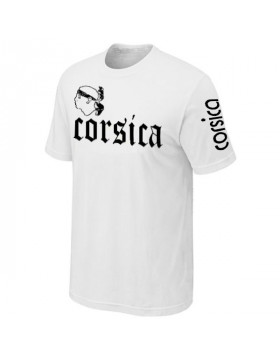 T-SHIRT CORSE BLANC