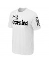 T-SHIRT CORSE BLANC