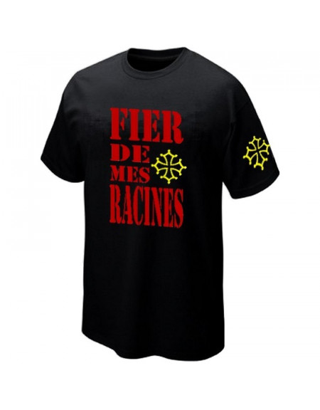 T SHIRT OCCITANIE FIER DE MES RACINES