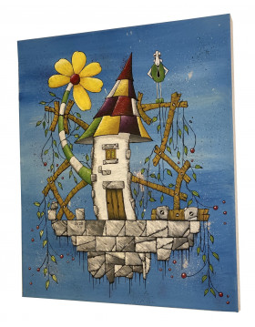 TABLEAU MAISON sur la route de PERIGUEUX