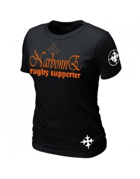T-SHIRT FEMME RUGBY SUPPORTER NARBONNE