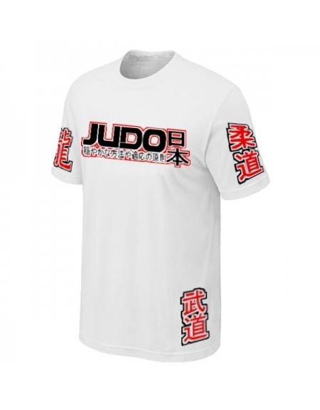 T-SHIRT BLANC JUDO