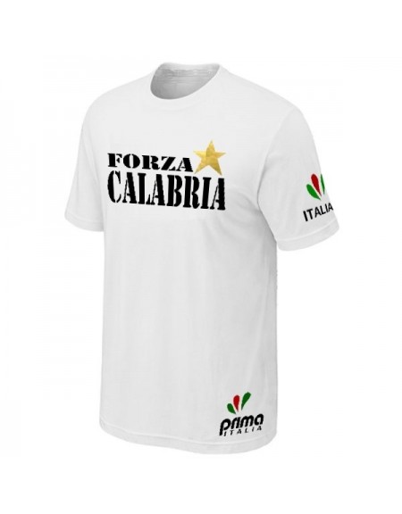 T-SHIRT Blanc ITALIA FORZA CALABRIA