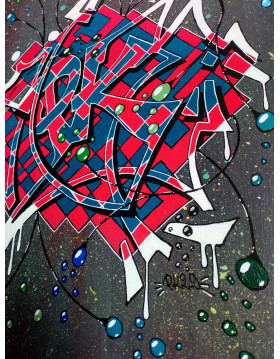 TABLEAU "La Prise 2021" - STREET-ART GRAFFITI - PK29