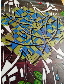 TABLEAU "L'Avenir" - STREET-ART GRAFFITI - PK29