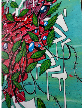 TABLEAU "Choisir l'Amour" - STREET-ART GRAFFITI - PK29