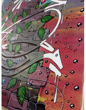 TABLEAU "Faire Le Bon Choix" - STREET-ART GRAFFITI - PK29