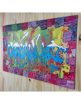 TABLEAU GRAFFITI URBAN ART